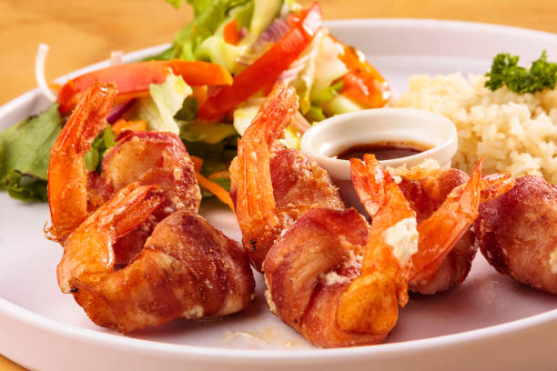 Camarones Enrollados con Tocino